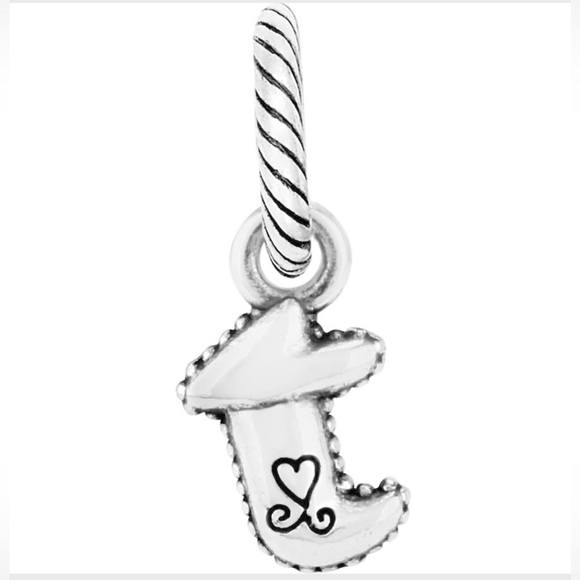 💗BRIGHTON Retired Lowercase “t” Silver Charm - Picture 5 of 6